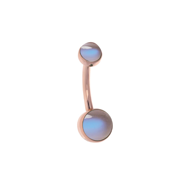 Anatometal Gold Bezel Navel Curve