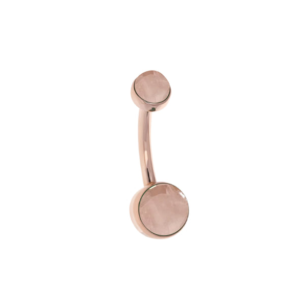 Anatometal Gold Bezel Navel Curve