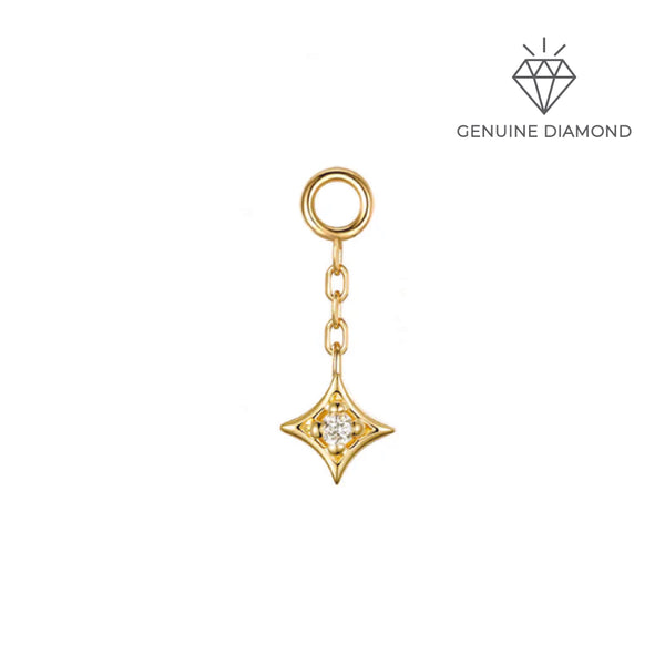 Modern Mood Zara Chain Genuine Diamond Charm