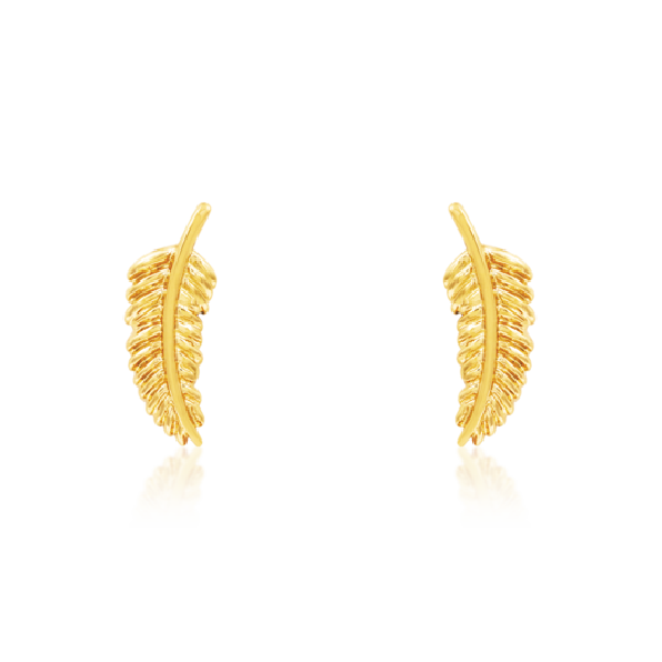 Junipurr Gold Feather Quill - Threadless