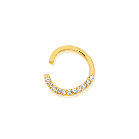 Junipurr Gold Seam Ring (CZ)