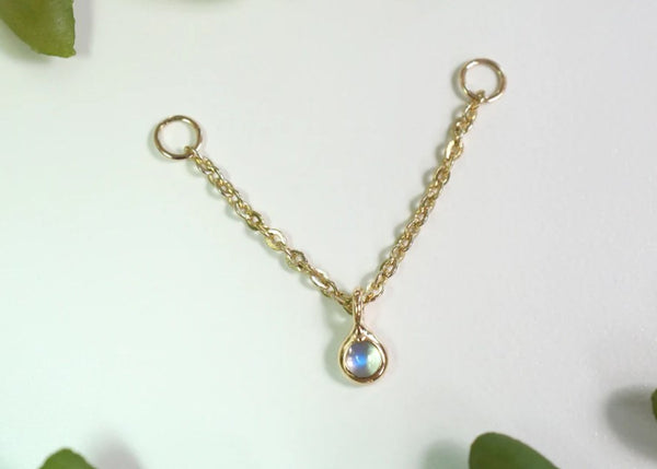 Modern Mood Sliding Bezel Chain Charm