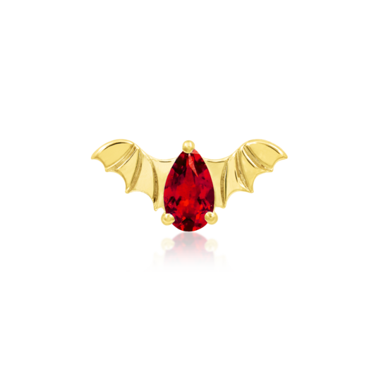 Junipurr Bat with Pear Gem - Threadless