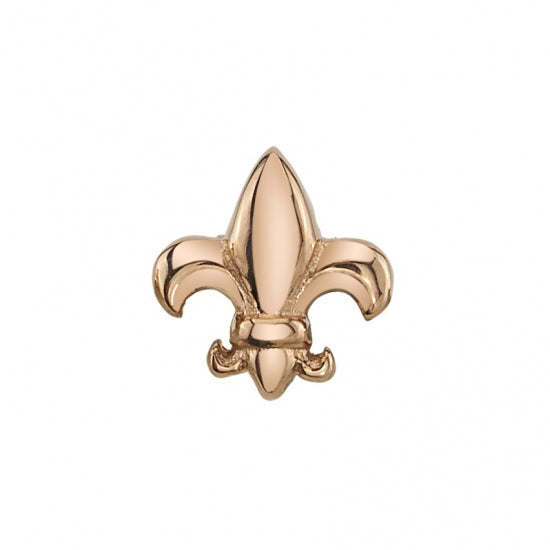 BVLA Gold Fleur De Lys End (Threadless)