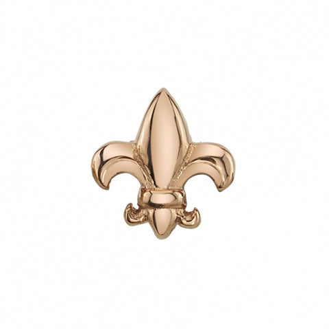 BVLA Gold Fleur De Lys End (Threadless)