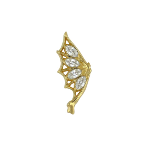Anatometal Gemmed Bat Wings End