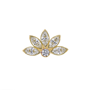 Anatometal Marquise End with Accent End - Mini