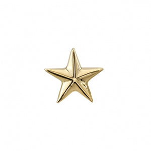 BVLA Gold Nautical Star End (Threadless)