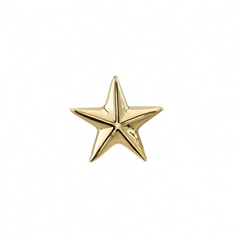 BVLA Gold Nautical Star End (Threadless)