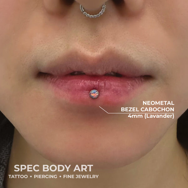 NeoMetal Bezel-set Cabochon Ends (Threadless)