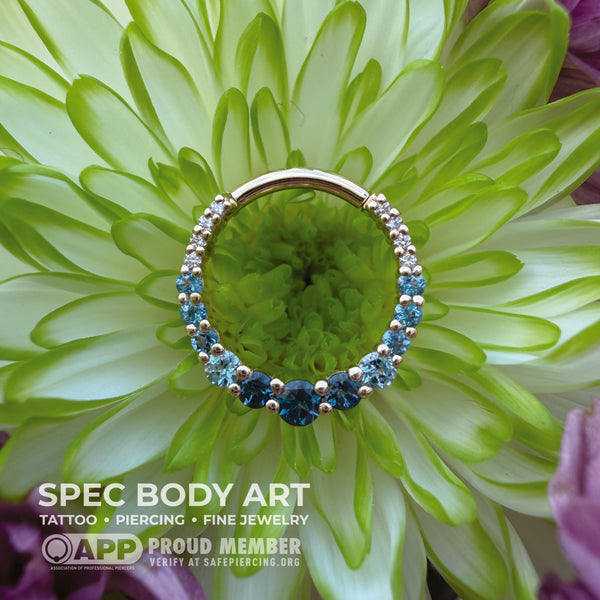 BVLA Graduating Gem Oaktier Hinge Ring