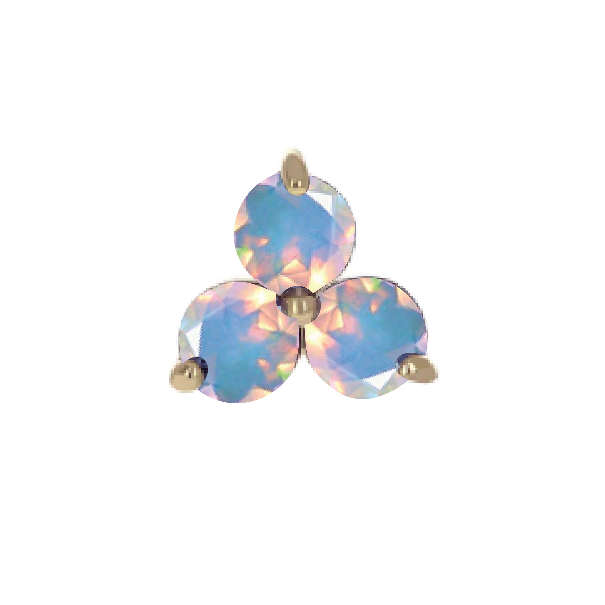 Anatometal Faceted Trio End
