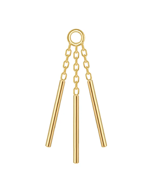 Modern Mood Triple Wind Chime Charm