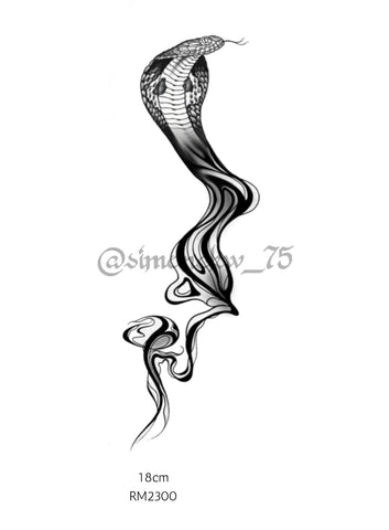 Flash Tattoo - Cobra Smoke (Simon)