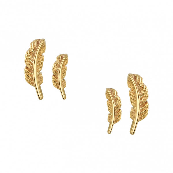 BVLA Gold Tiny Feather End