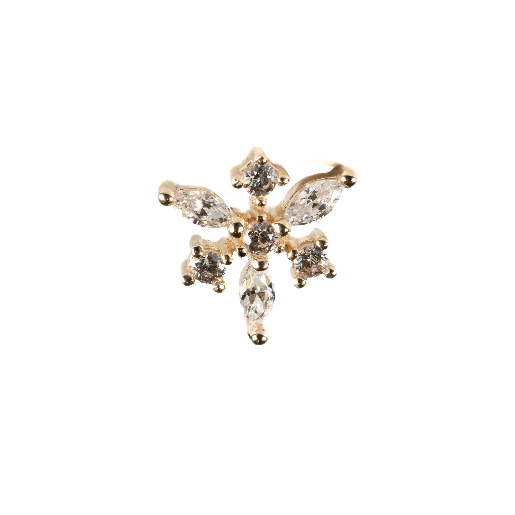 Junipurr Gold Snowflake ANNA - Threadless