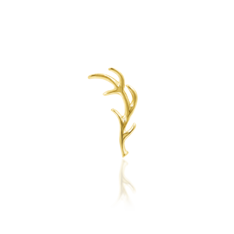 Junipurr Gold Antler (Double Pinned) - Threadless