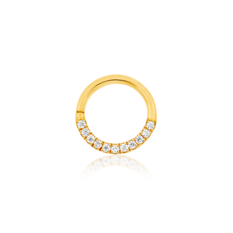 Junipurr Gold Seam Ring (CZ)