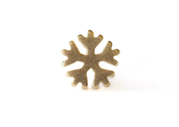 Junipurr Gold Snowflake (Sandblast) - Threadless