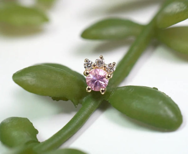 Modern Mood Leia - Round (Genuine Diamond)